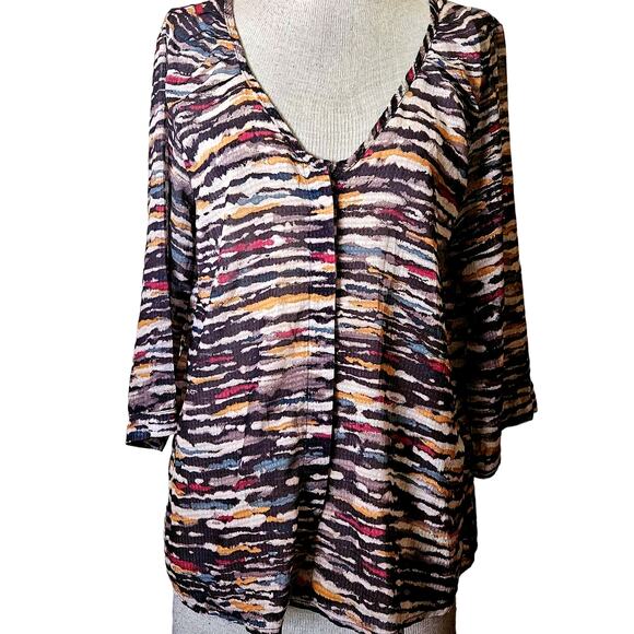 Multicolor Blouse Size Medium - Picture 1 of 4